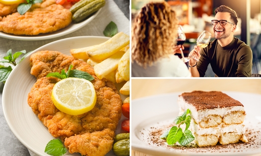 2-Gänge-Schnitzel-Menü nach Wahl