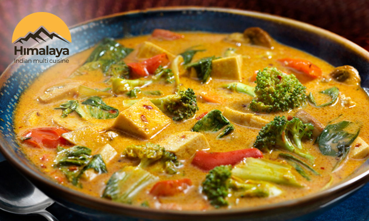 Currybowl- + frisdrank naar keuze voor afhaal bij Restaurant Himalaya