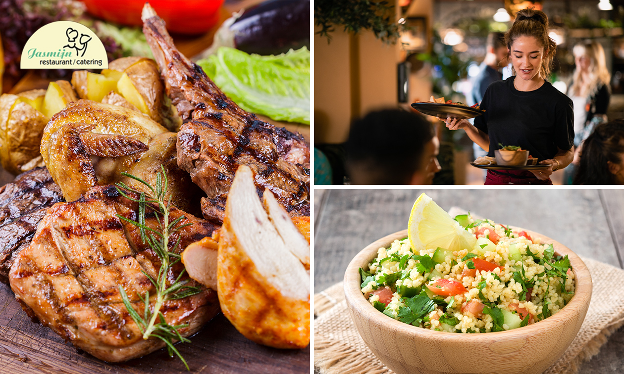 Mixed grill + salade bij Restaurant Jasmijn