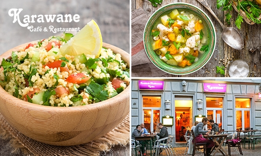 3-Gänge-Menü bei Restaurant Karawane