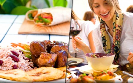 Drei-Gänge-Menü bei Restaurant Karibik Drei-Gänge-Menü bei Restaurant Karibik