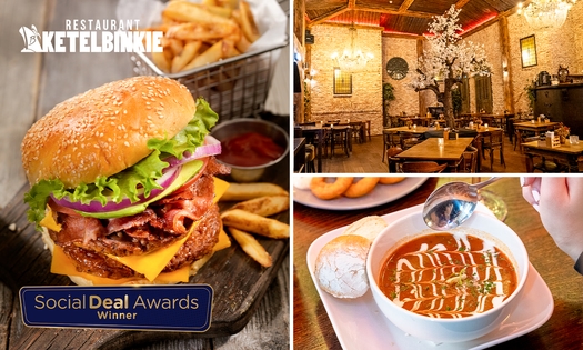 4-gangen smashburger-diner bij Ketelbinkie