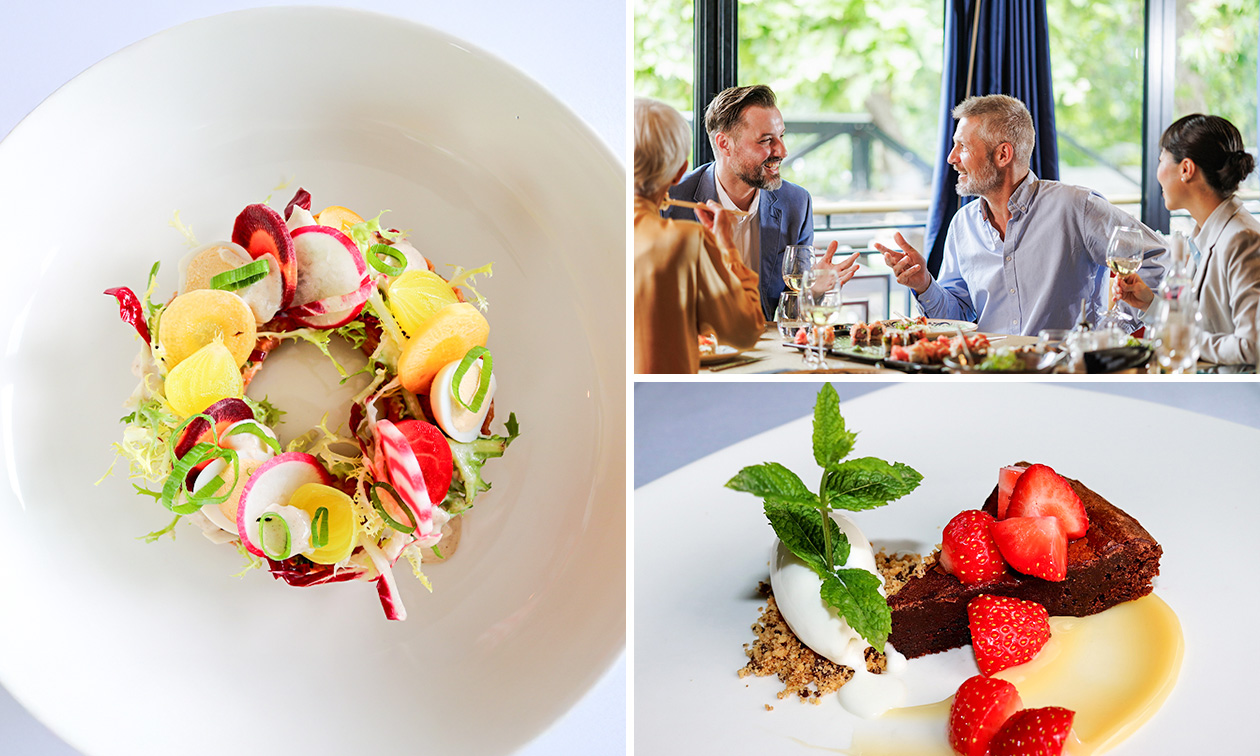 3-Gänge-Menü + Amuse Bouche + Getränke im Restaurant Miró
