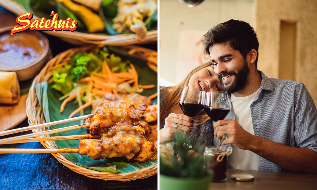 Indonesisch 3-gangen tapasdiner bij Restaurant Satéhuis