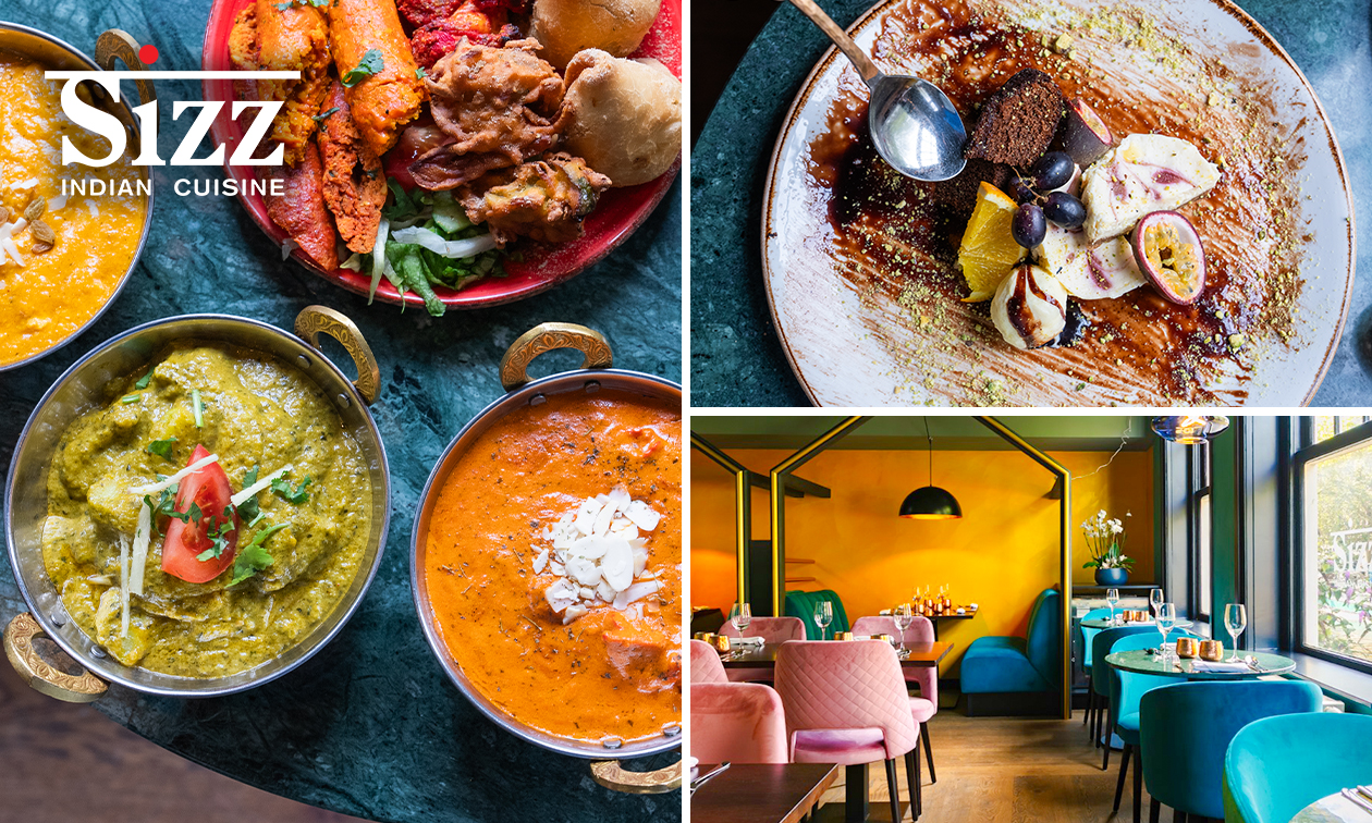 Indiaas 2- of 3-gangendiner à la carte bij Restaurant Sizz Indiaas 2- of 3-gangendiner à la carte bij Restaurant Sizz