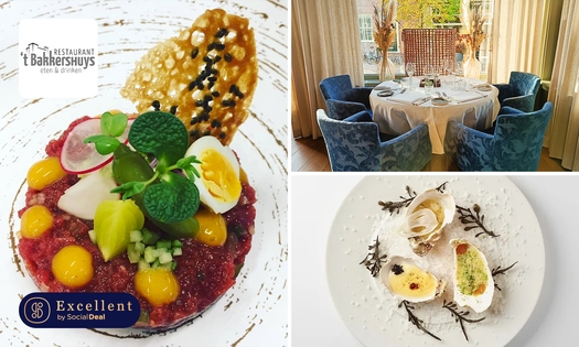Culinaire 3- of 4-gangenlunch + brood vooraf bij Restaurant 't Bakkershuys