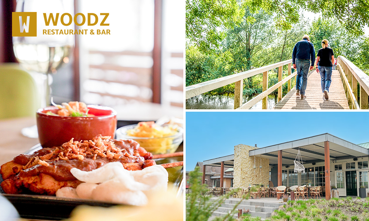 Wandelarrangement of 3- of 4-gangen keuzediner bij Restaurant Woodz