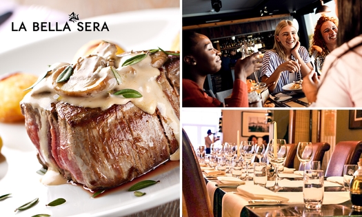 3- oder 4-Gänge-Menü bei Ristorante La Bella Sera
