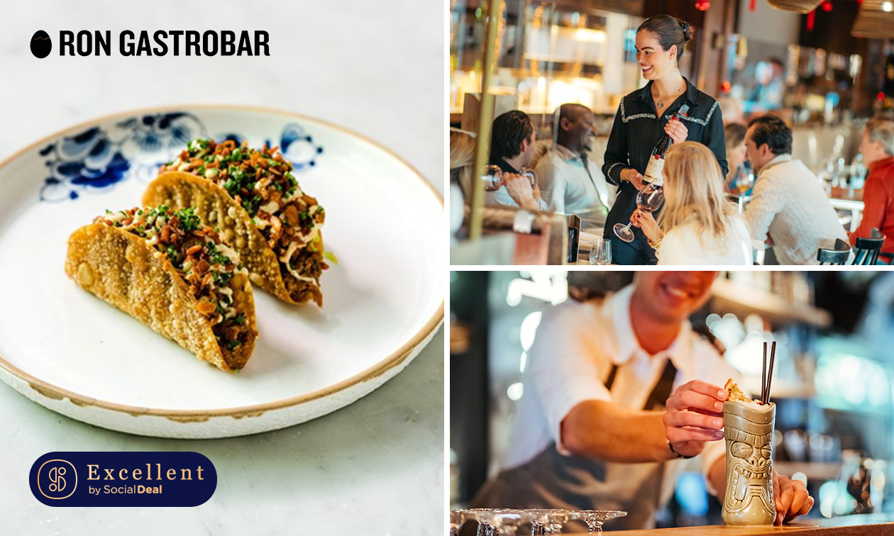 3-gangenlunch à la carte bij Michelinster-restaurant Ron Gastrobar