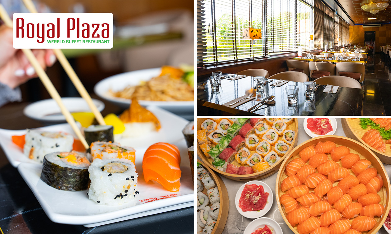 All-You-Can-Eat & Drink (2,5 uur) bij Royal Plaza Wereldrestaurant