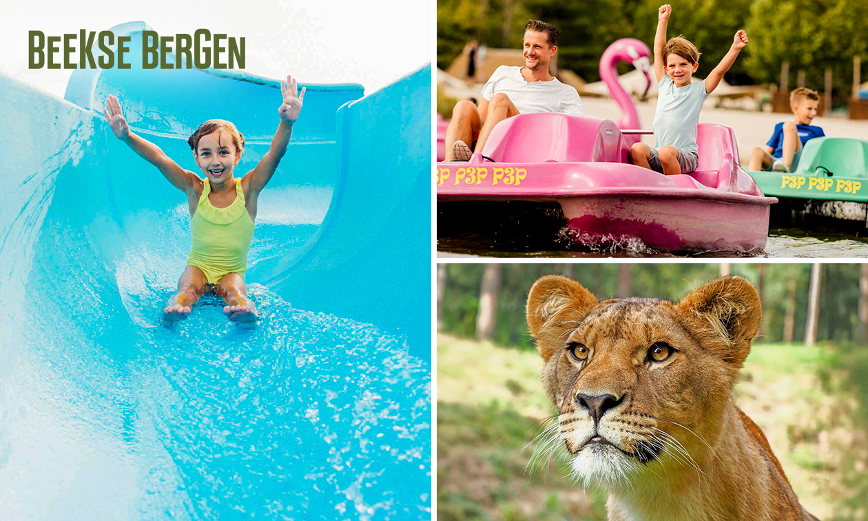 Eintritt für den Safaripark + Speelland Beekse Bergen