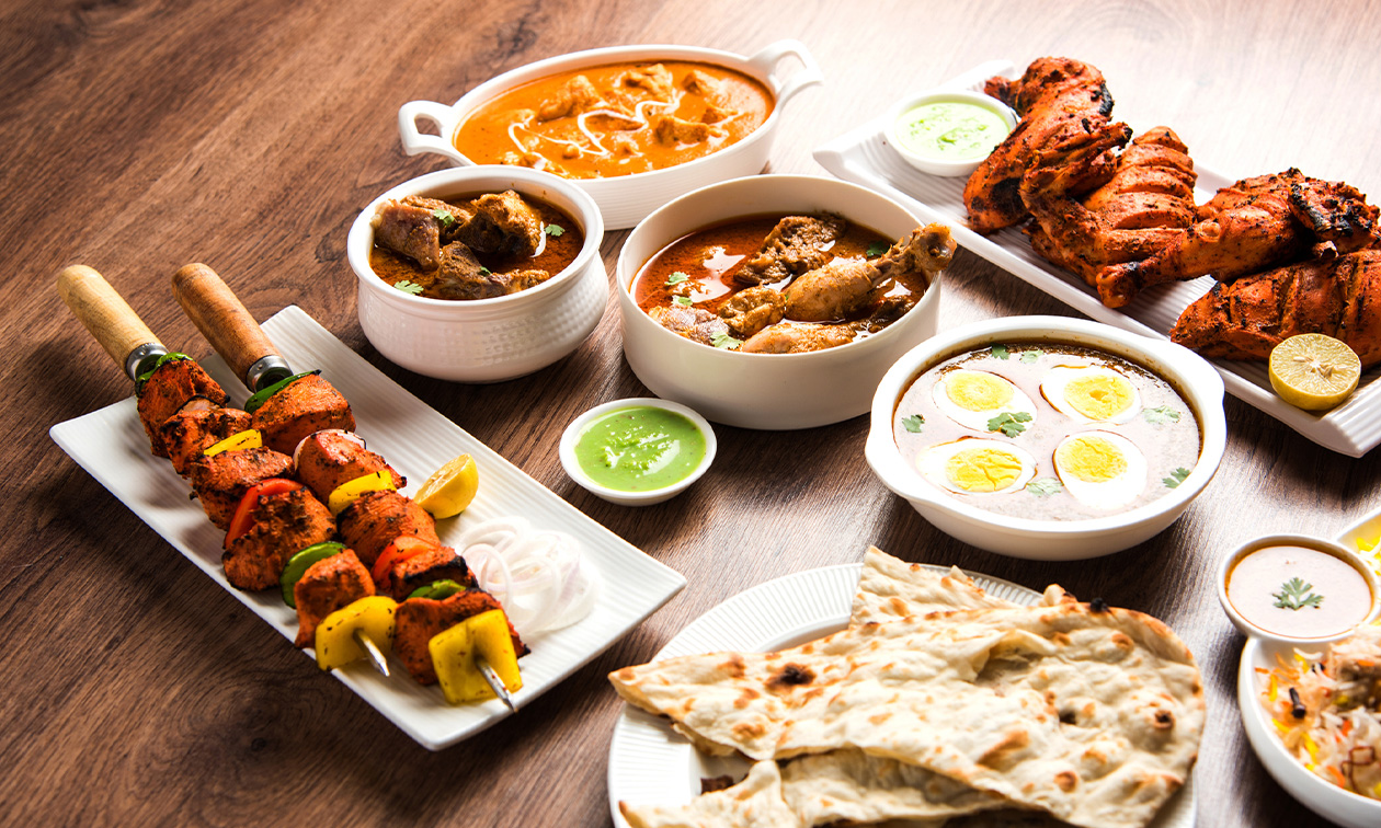 2- of 3-gangenlunch of -diner à la carte + naan bij Masala King Restaurant