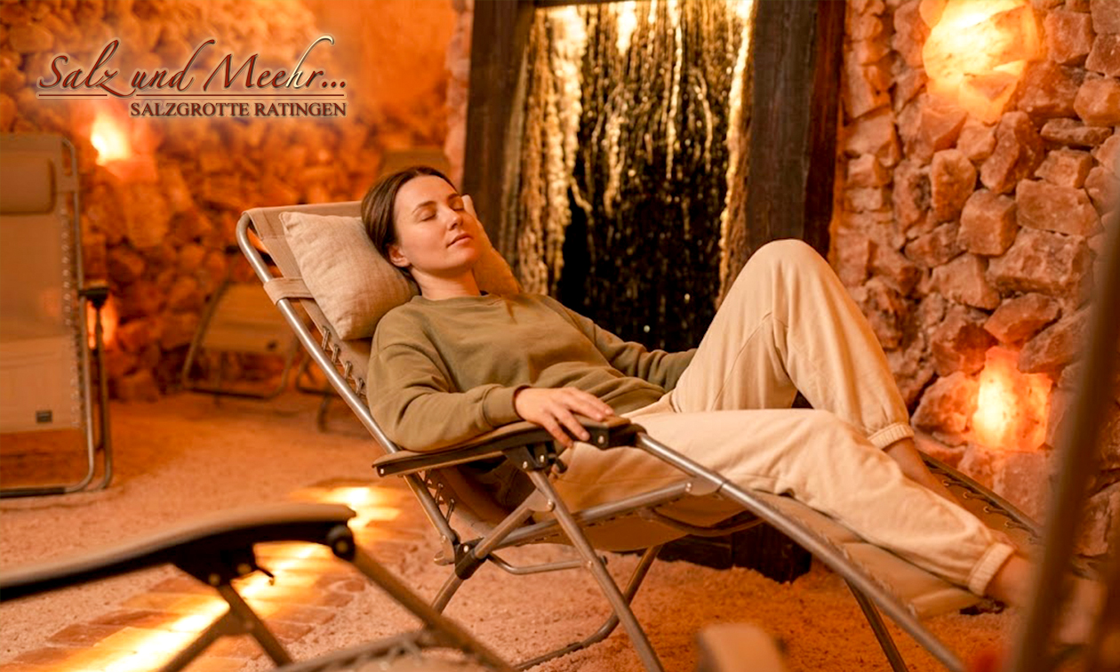 Besuch der Salzgrotte inklusive Begrüßungstee und Sole-Inhalation