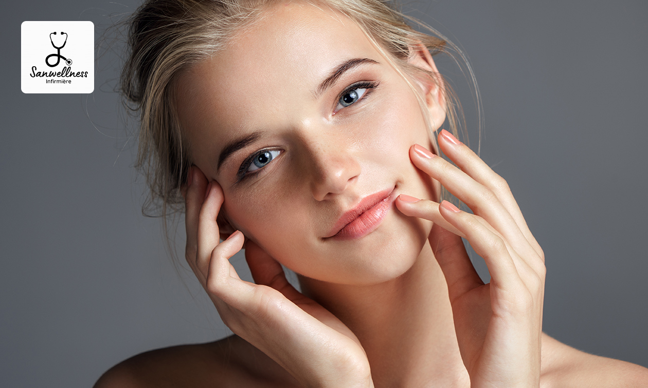 Soin du visage microneedling + soin LED + évtl. PRP ou PRP cheveux près de Liège