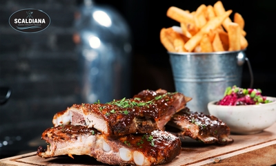 All-You-Can-Eat spareribs + nagerecht bij Scaldiana