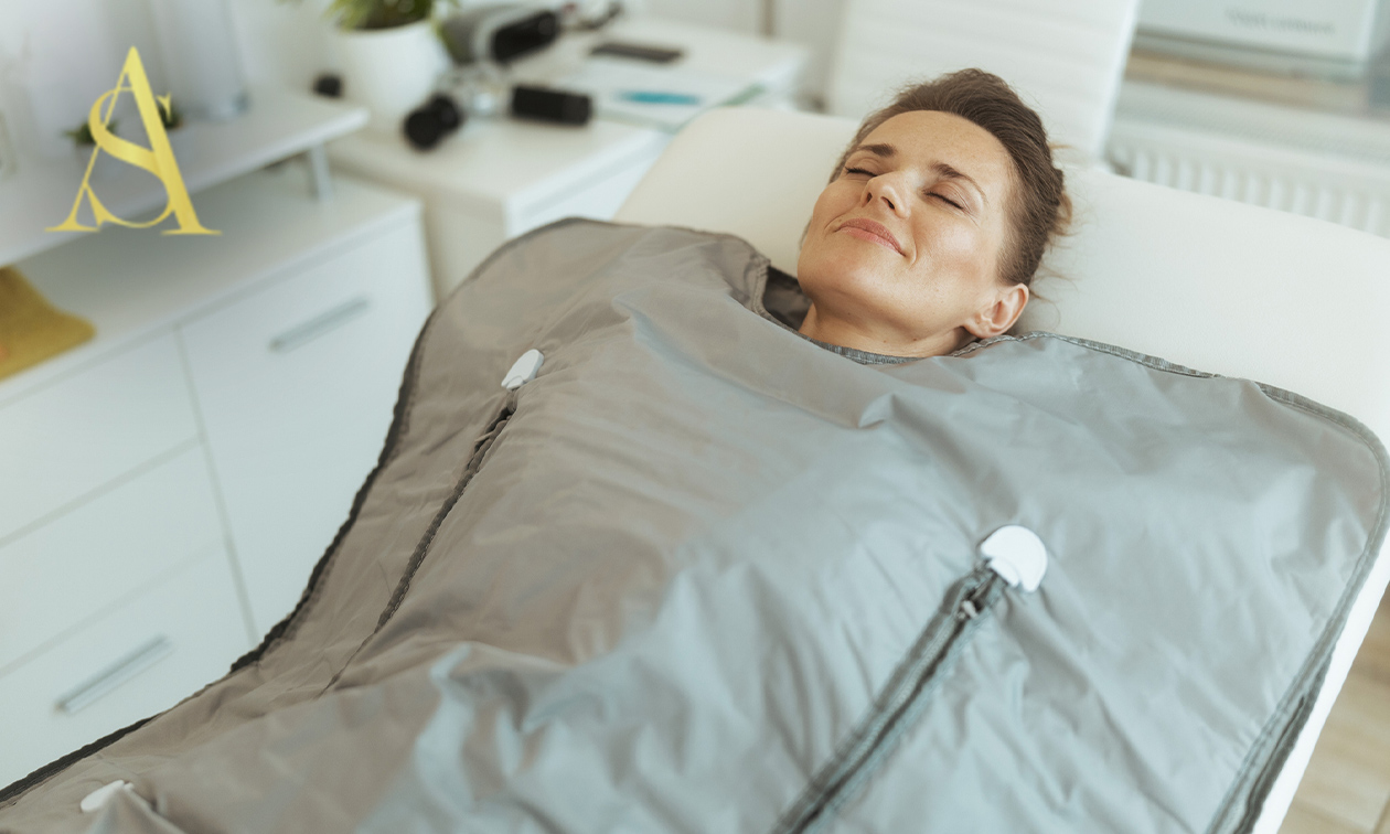 Hoofd- en lichaamsmassage, magnesiumpakking en/of infrarooddeken