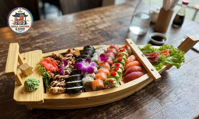 Sushiboot (52 stuks) voor 2 personen