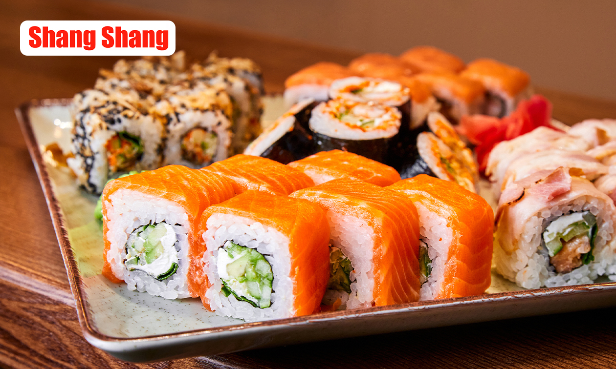 Sushibox naar keuze (24 of 46 stuks) voor afhaal bij Shang Shang Sushi