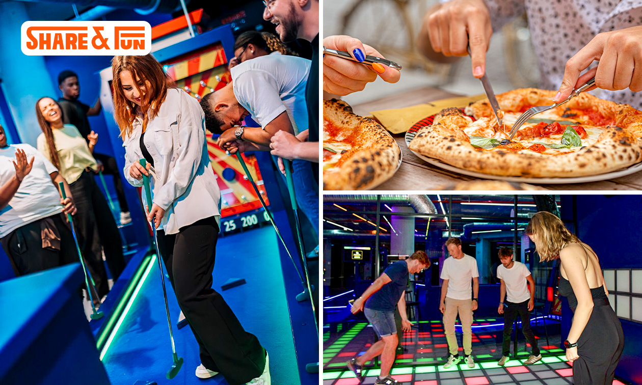 Activité(s) ludique(s) au choix + éventuellement cocktail ou pizza à Bruxelles