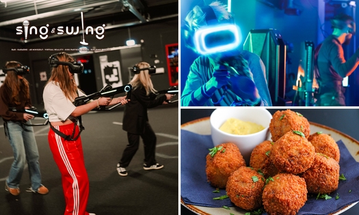 1 of 2 VR-game(s) naar keuze + evt. drankje en bitterballen