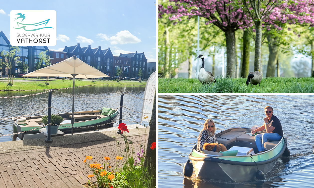 Sloep varen (2 uur) voor 6 personen inclusief fles wijn