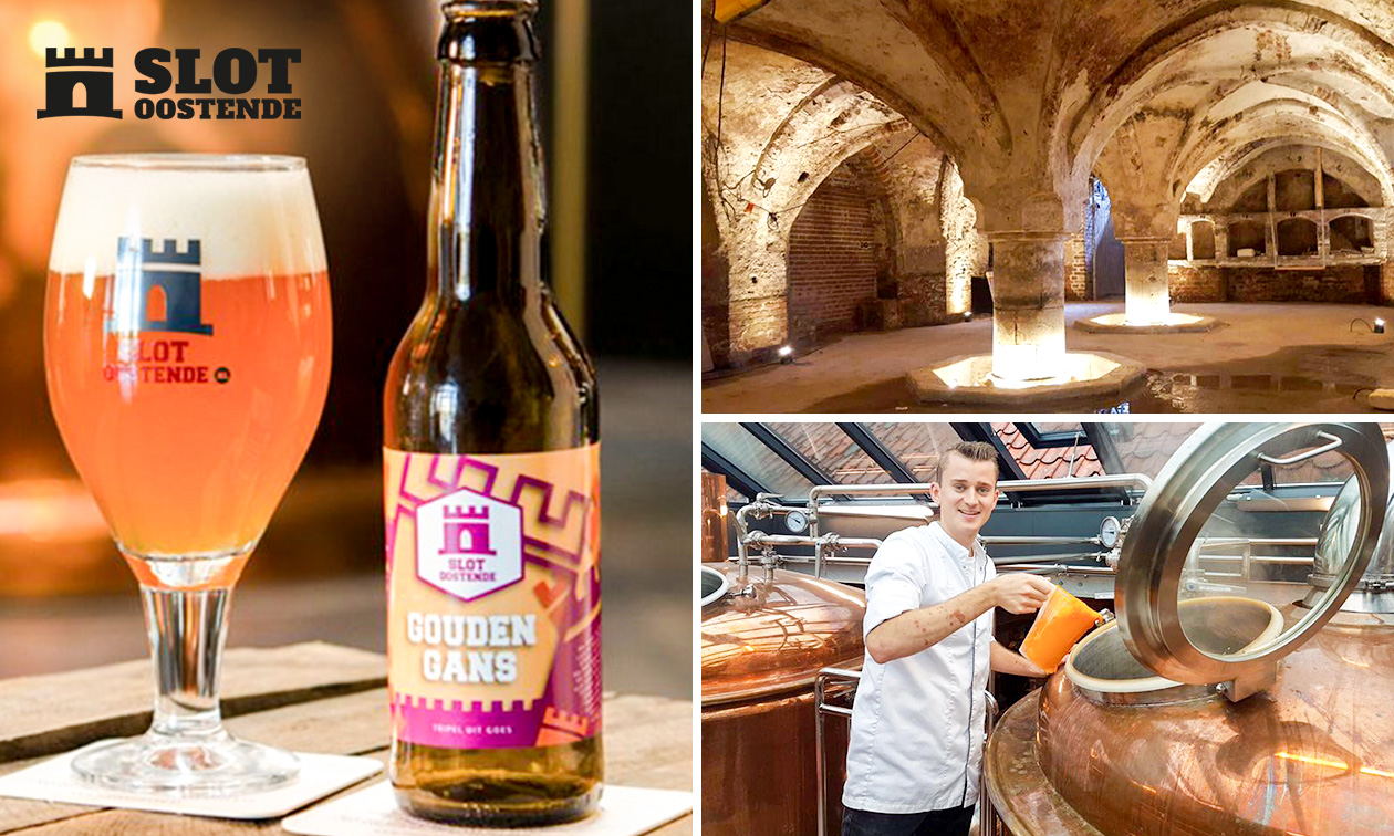 Bierbrouwerij-tour + drankje (60 min) bij Slot Oostende