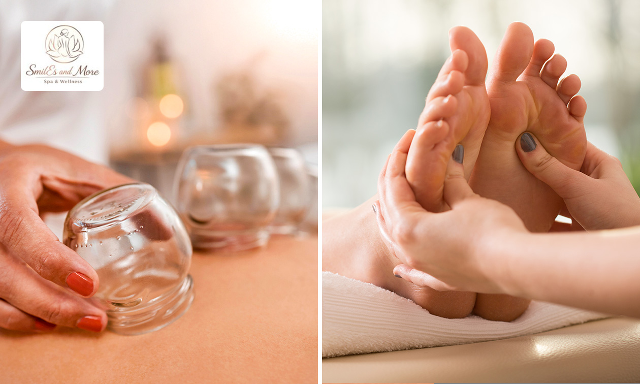 Cuppingmassage (30 min) + evt. voetmassage (15 min)