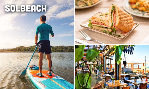 Suppen (1,5 uur) + instructie of huur step of bodyboard (1,5 uur) + panini of poffertjes
