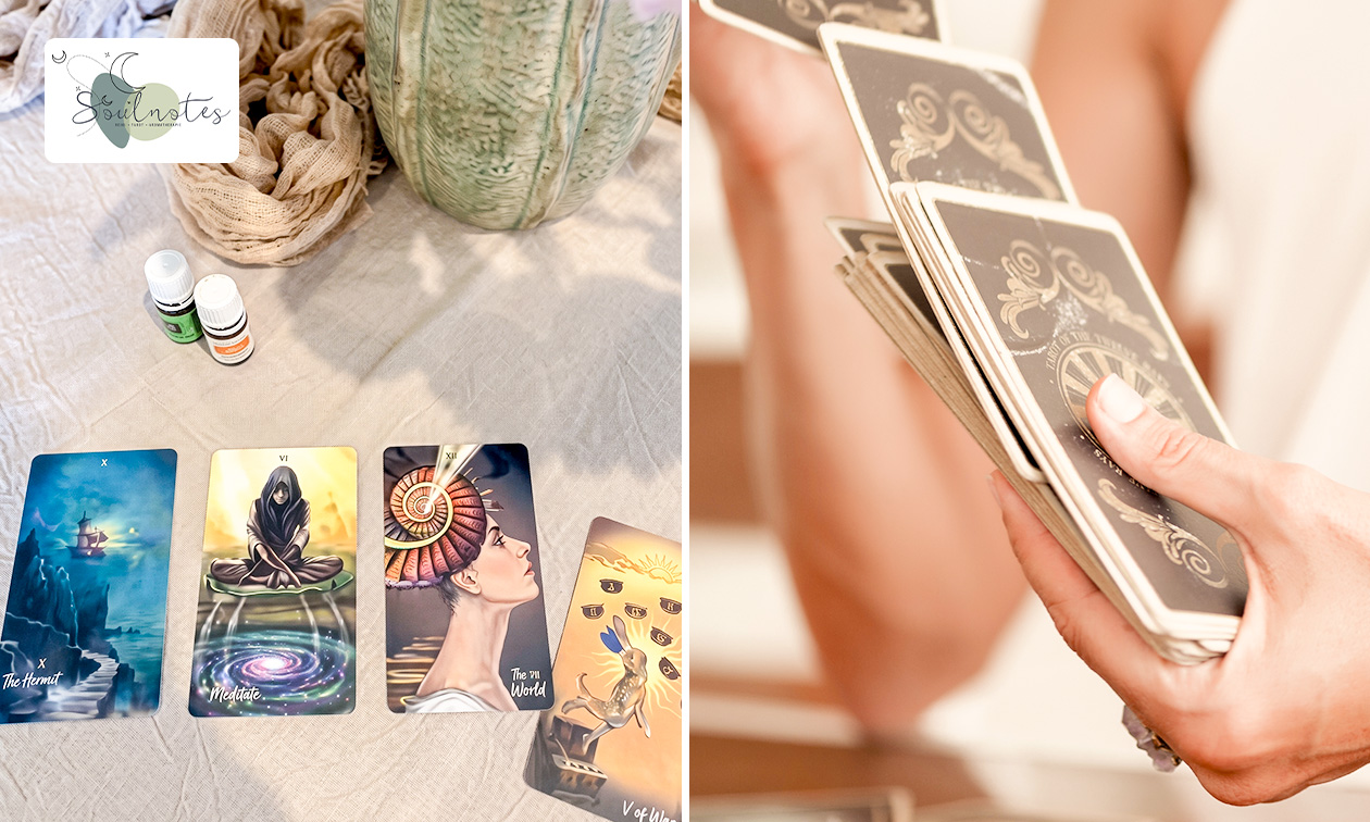 Tarotreading of reiki-behandeling (45 of 60 min) voor online of in de praktijk