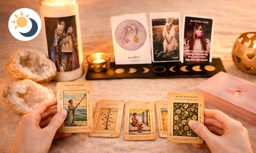 Online reading (30 of 60 min) of duo-soulreading (60 min)