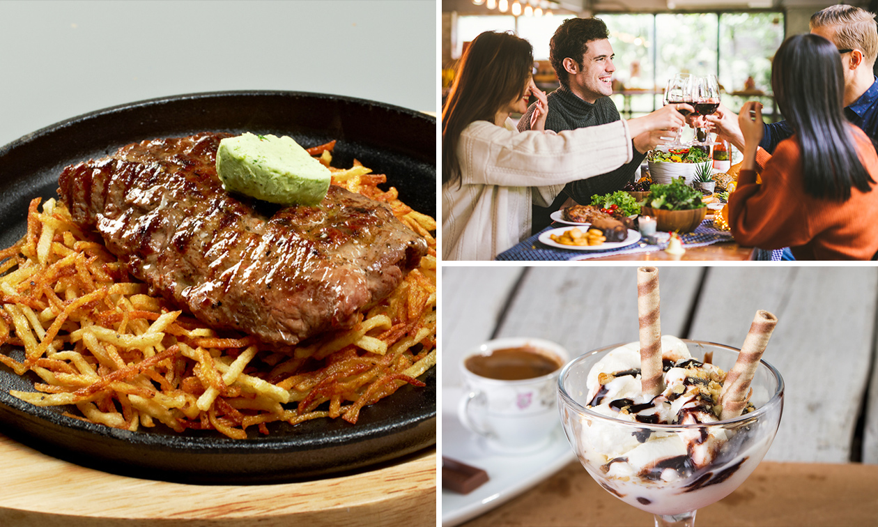 2-gangendiner bij Brasserie De Witte