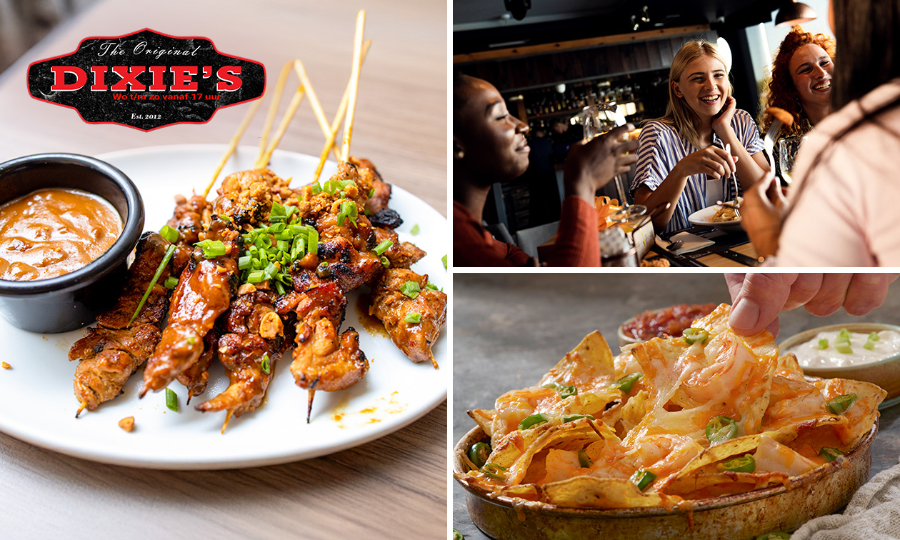 Amerikaans 3-gangendiner met vrije keuze van de kaart bij Steakhouse Dixie's