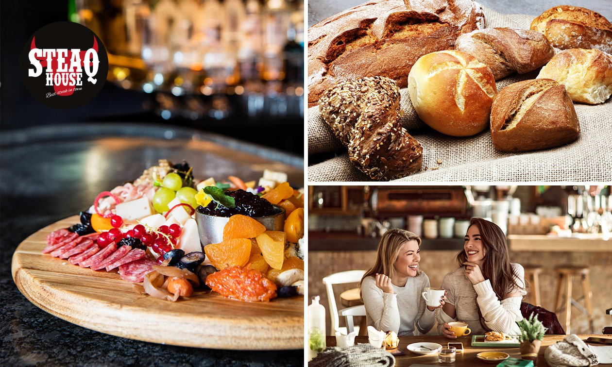 Luxe brunch + dranken bij Steaqhouse