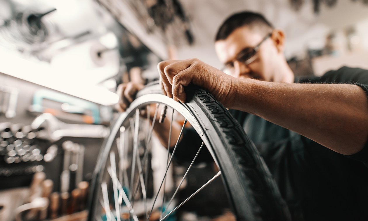 Fietsonderhoudsbeurt bij jou thuis