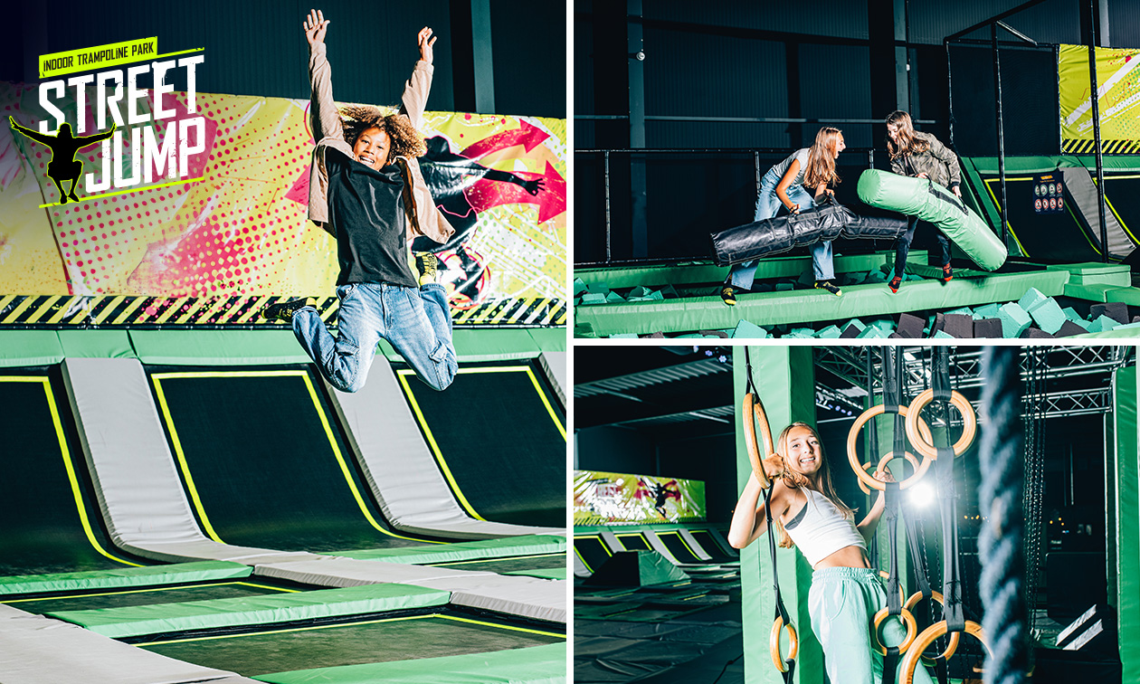 Vrij jumpen (2 uur) + limonade bij Street Jump Alkmaar