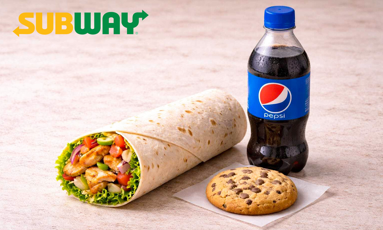 1 oder 2 Wraps oder Salat nach Wahl +  Cookie + Getränk bei Subway in Köln