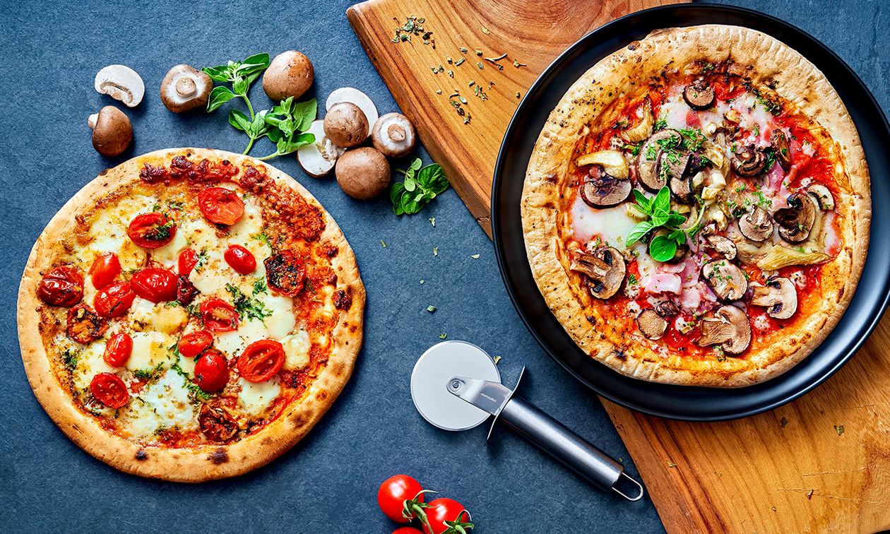 2-Gänge-Menü nach Wahl oder 2 Pizzen
