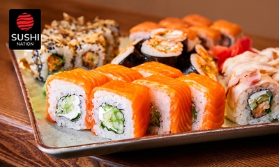 Sushicombo (48 of 50 stuks) voor afhaal bij Sushi Nation Beerse
