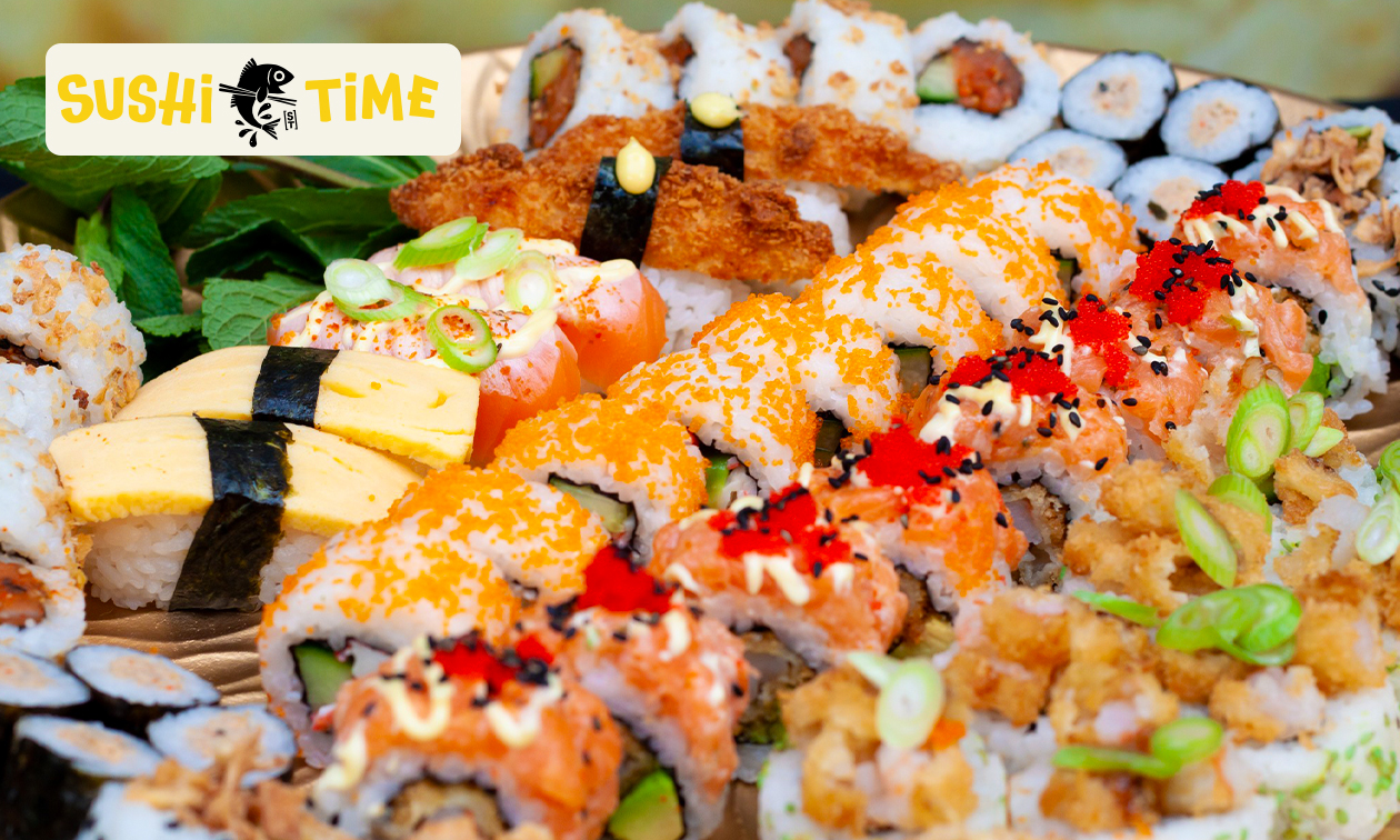 Sushibox (16, 32 of 72 stuks) van Sushi Time Sushibox (16, 32 of 72 stuks) van Sushi Time