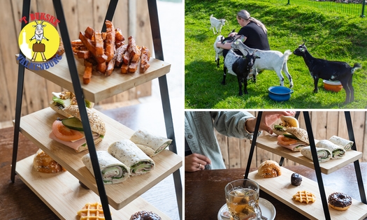 Luxus High Tea (2 Stunden) oder Kinder High Tea + Eintritt Kinderbauernhof