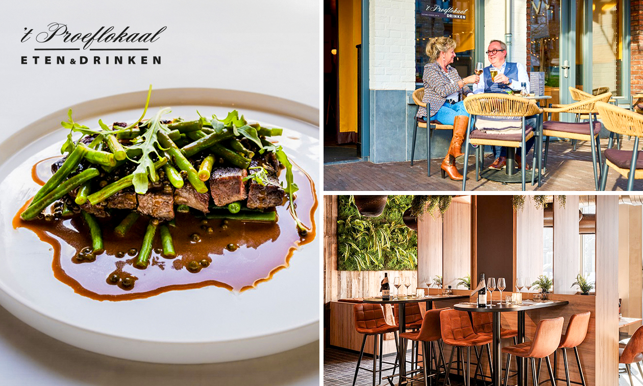 3-gangendiner, loaded friet, 2-gangenlunch of ontbijt bij 't Proeflokaal Dormio Resort Maastricht