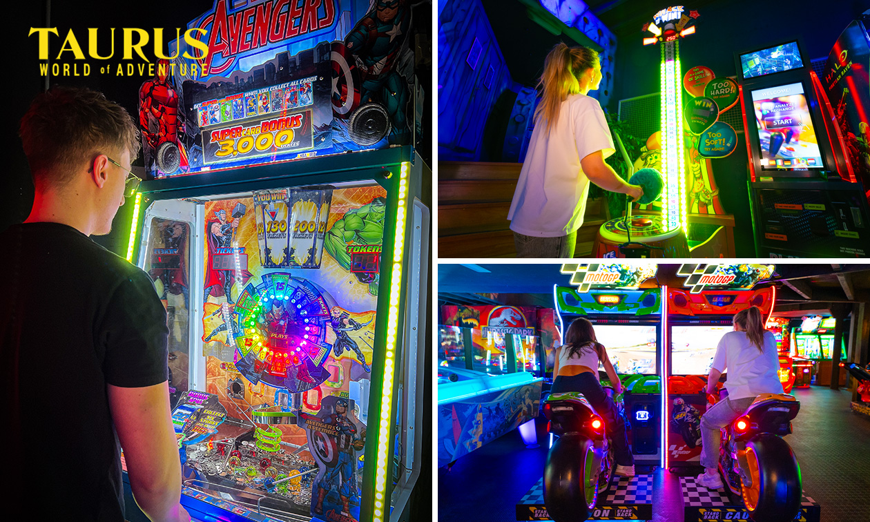 Spielguthaben im Wert von 25 €, 50 € oder 75 €  für die neue, erweiterte Spielhalle