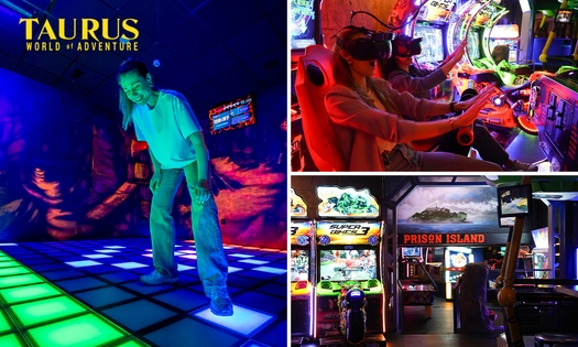 „Der Boden ist Lava“-Spiel + 3 Arcade-Dollars oder Cosmic Bowling (1 Std.) + Häppchen