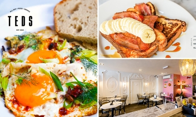 Brunch- of lunchgerecht naar keuze bij Teds Amsterdam Jodraan