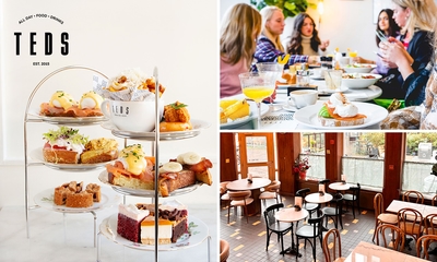 High tea, shared brunch of ontbijt bij Teds