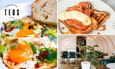 Brunch- of lunchgerecht naar keuze bij Teds in hartje Utrecht
