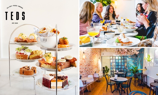 High tea, shared brunch of ontbijt bij Teds