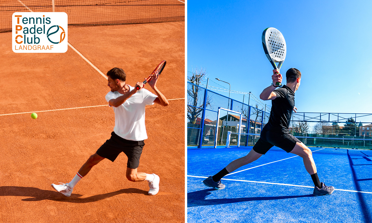 1 Stunde Padel oder Tennis