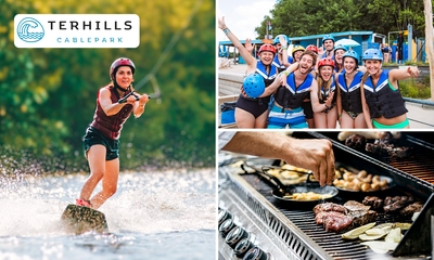Tageskarte Freestyle Cable für Wasserski oder Wakeboarden für Erfahrene + mehr im Terhills Cablepark