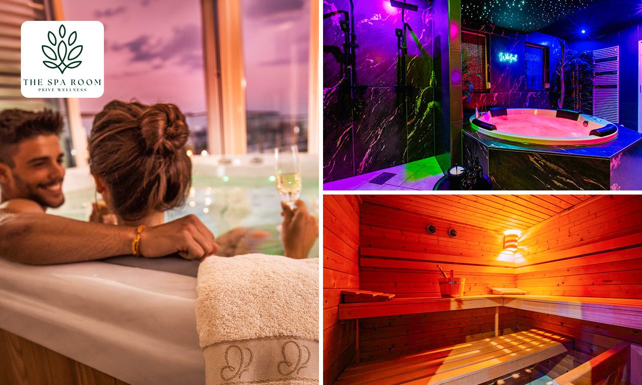 Privéwellness voor 2 personen (3 of 4 uur) + handdoeken + 2 drankjes p.p.